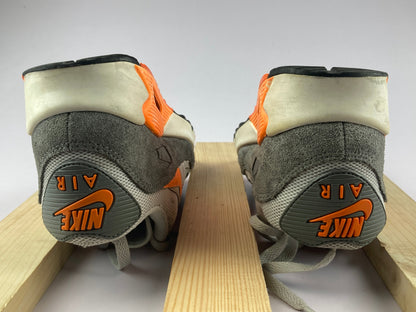 Nike Air Max 90 Essential Wmns 'Wolf Grey/Orange/Grey-Summit White' 616730-018-Running-Athletic Corner