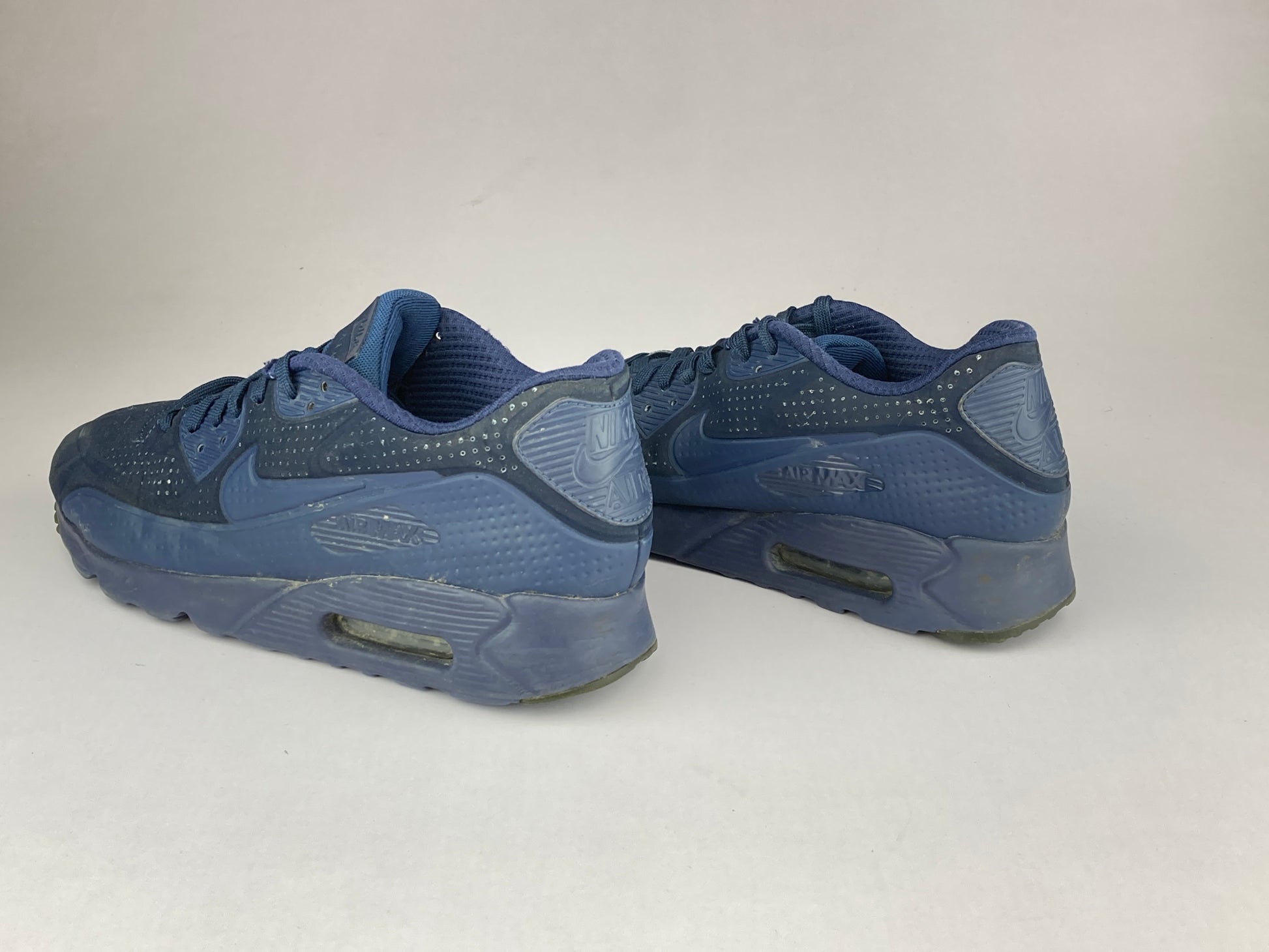 Nike Air Max 90 Ultra Moire 'Midnight Navy' 819477-400-Sneakers-Athletic Corner
