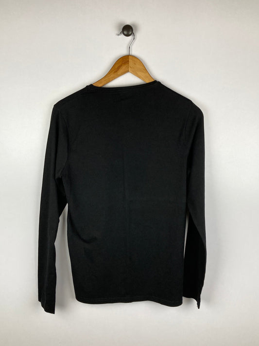 Dunnes Stores Basic Black |Cotton| Crew Neck