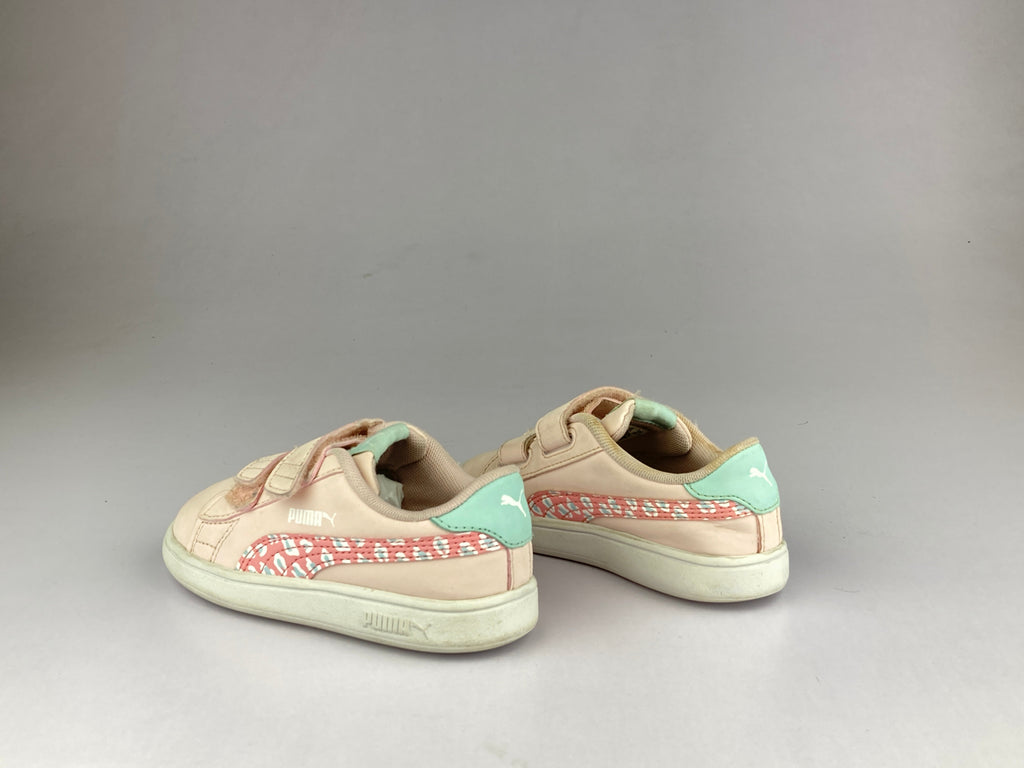 Puma Kids Smash V2 Roar V ' Pink White' 380909-02-Sneakers-Athletic Corner