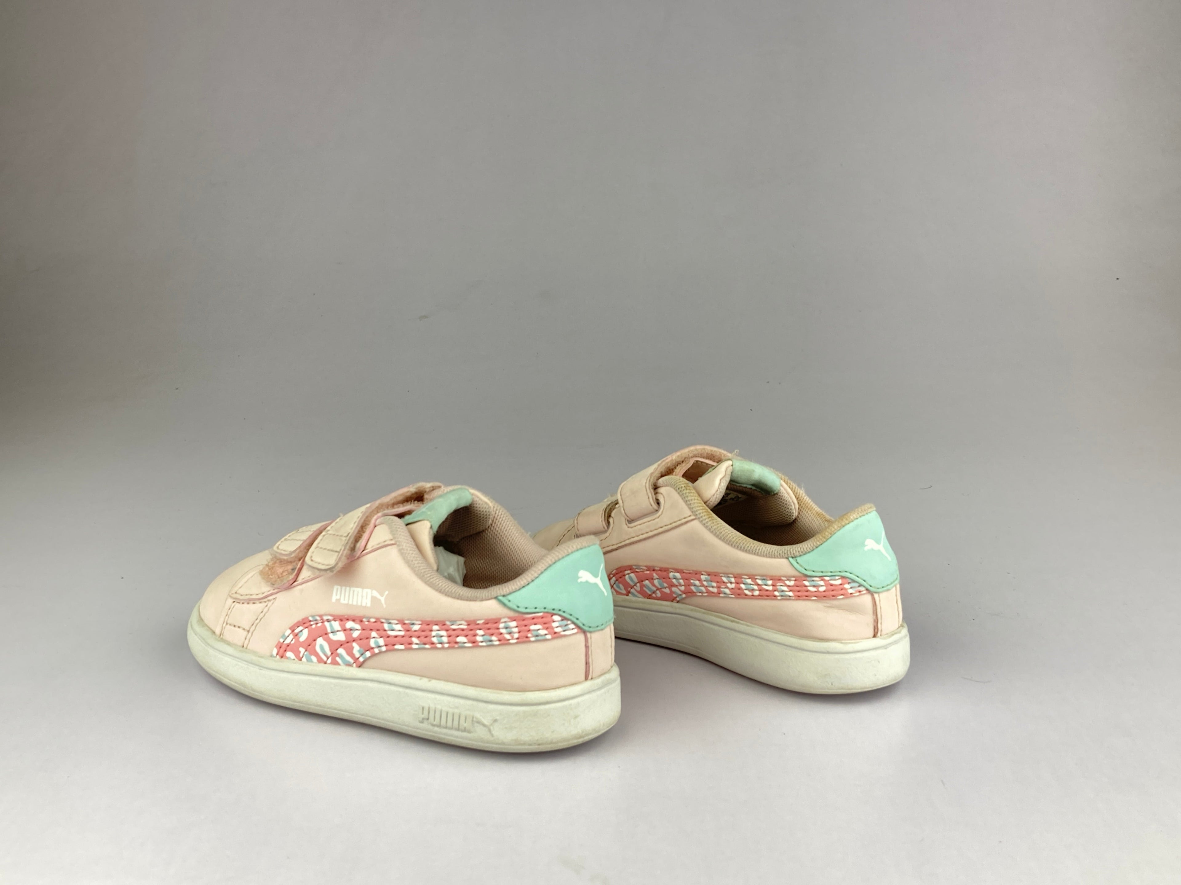 Puma Kids Smash V2 Roar V ' Pink White' 380909-02-Sneakers-Athletic Corner