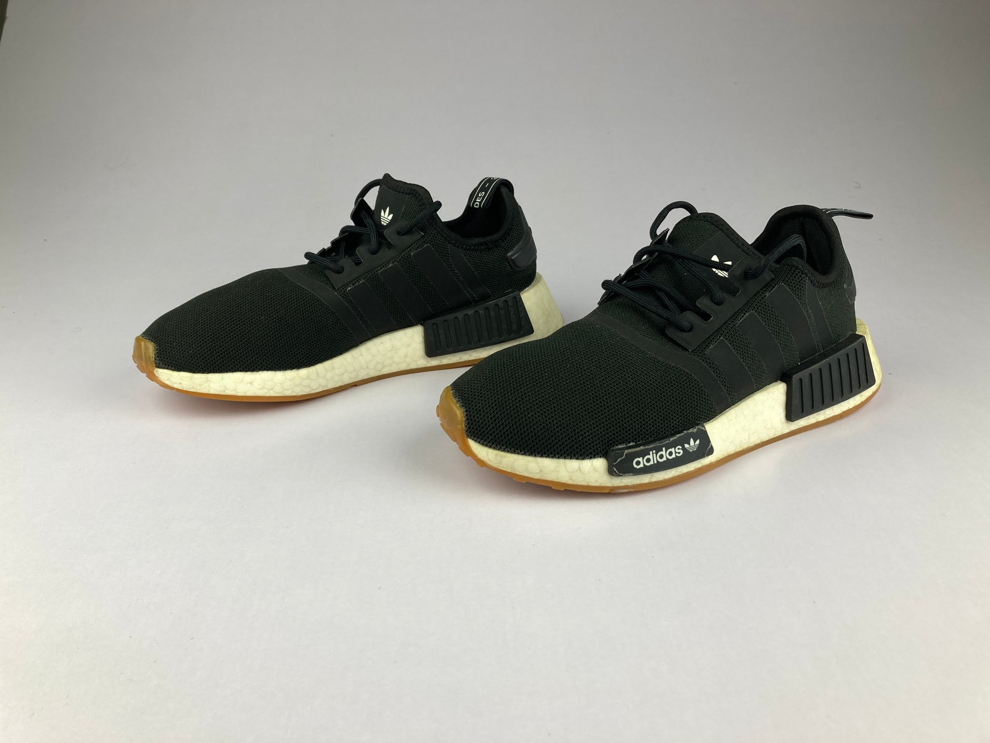 adidas NMD R1 Primeblue 'Core Black/Gum' gz9257-Sneakers-Athletic Corner