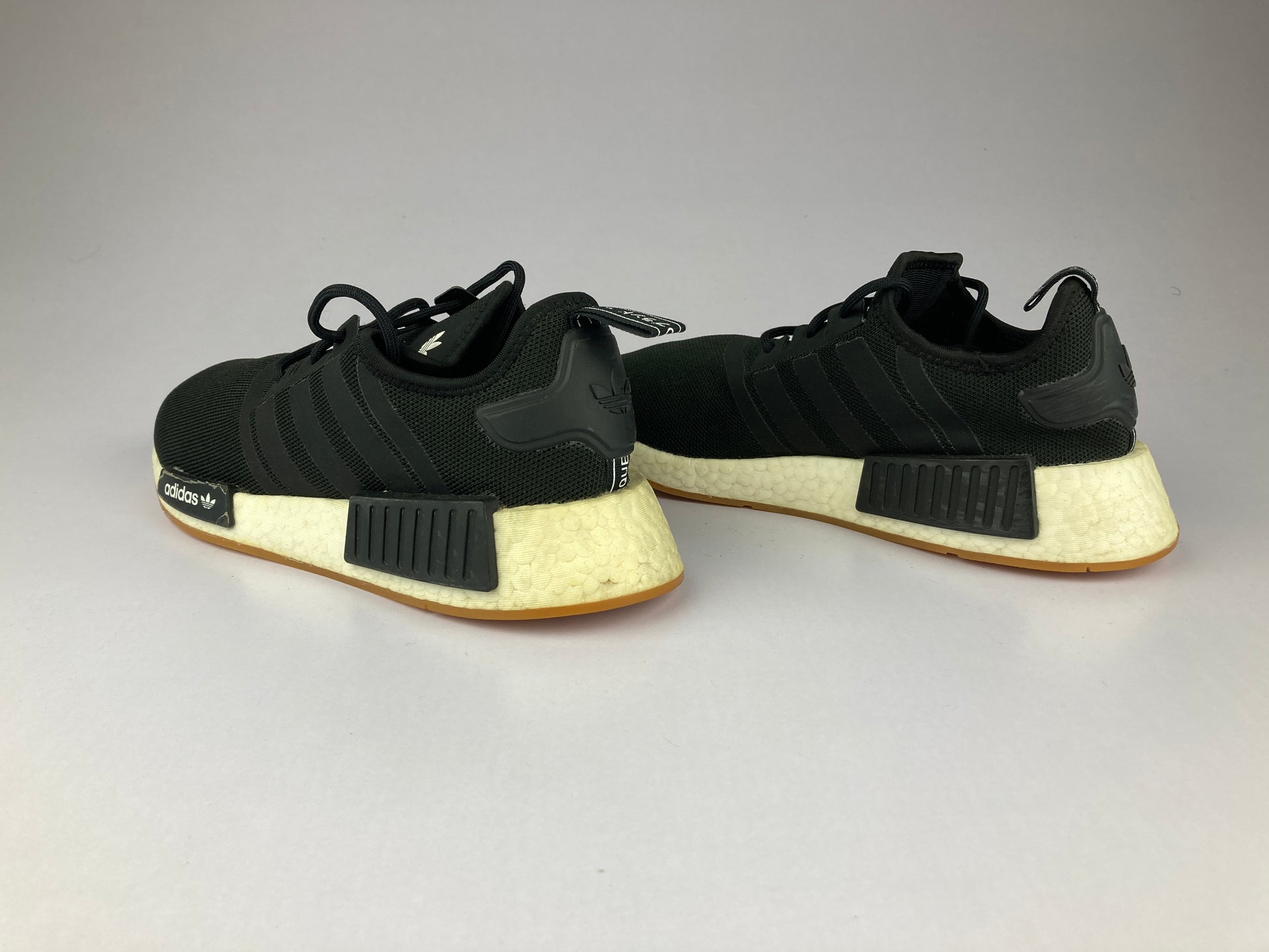 adidas NMD R1 Primeblue 'Core Black/Gum' gz9257-Sneakers-Athletic Corner
