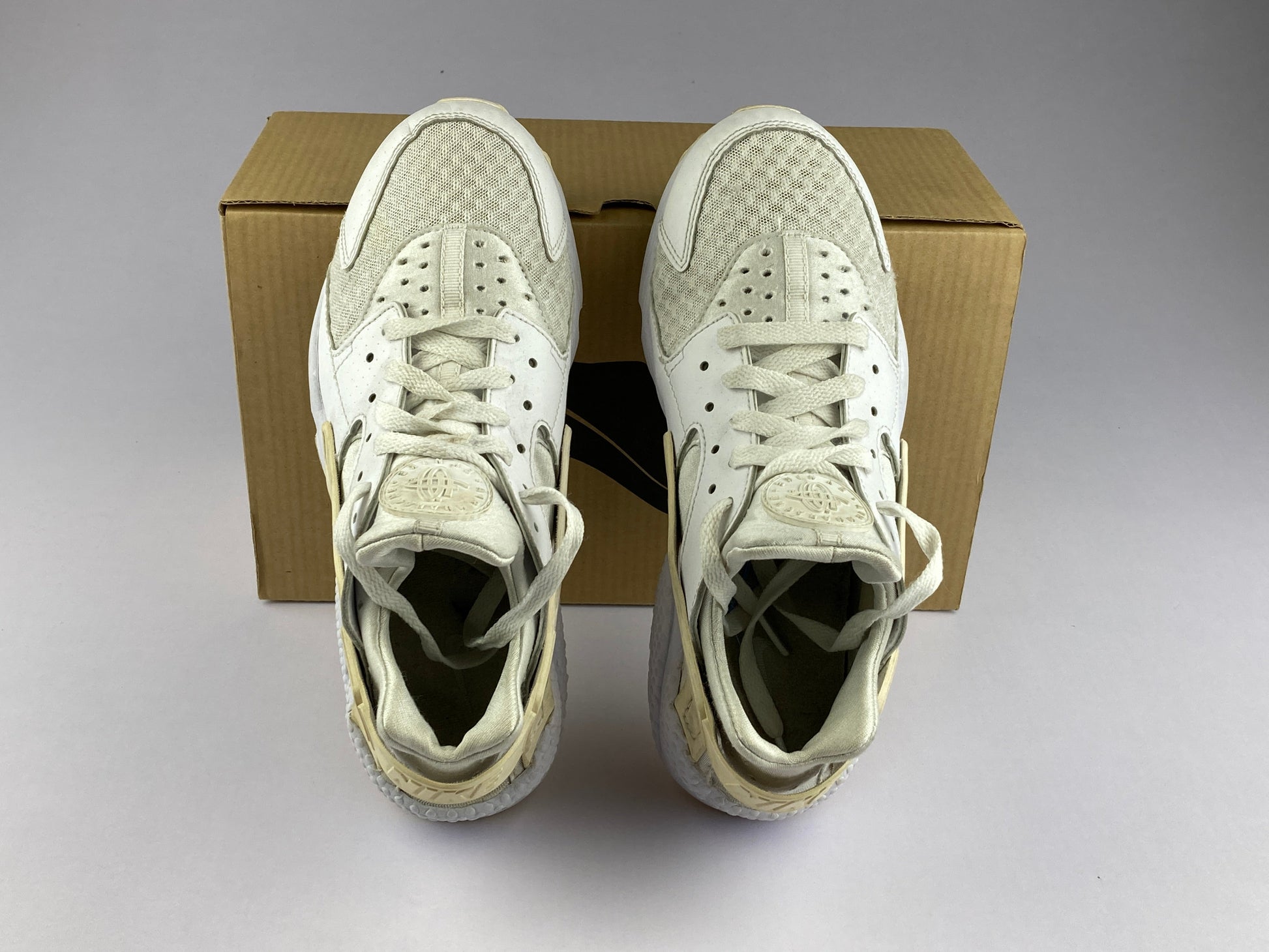 Nike Air Huarache 'All White' 318429-111-Running-Athletic Corner