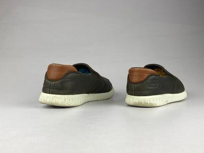 Skechers On the GO Glide - Surpass 'Chocolate Brown/ White' SN 53794-Sneakers-Athletic Corner