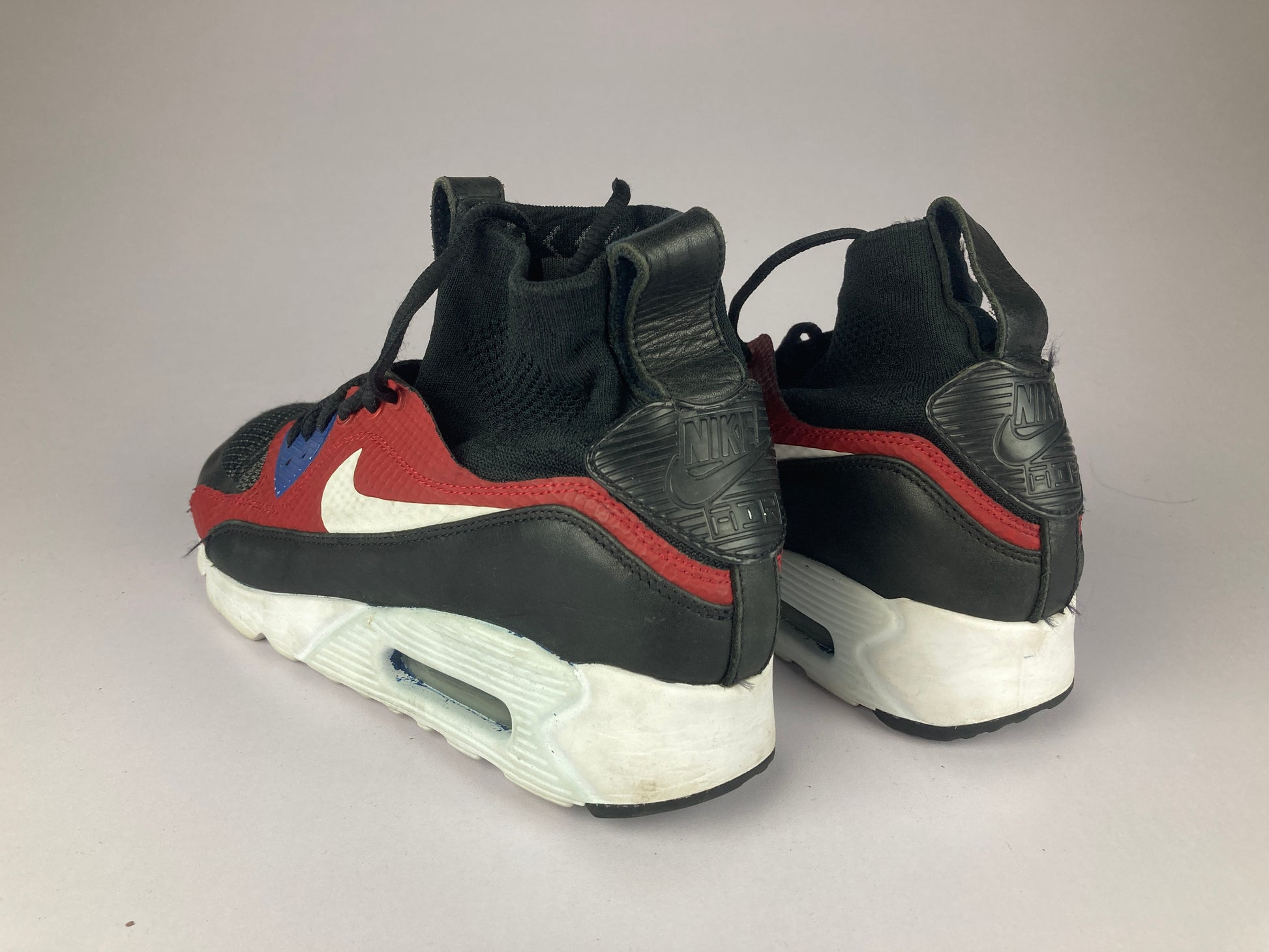 Nike Air Max 90 Ultra Superfly Tinker Hatfield 'University Red/Black/White' 850613-001-Sneakers-Athletic Corner