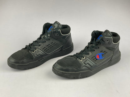 Champion 3 On 3 High Top 'Black Leather'