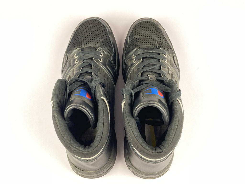 Champion 3 On 3 High Top 'Black Leather'-Footwear-Athletic Corner