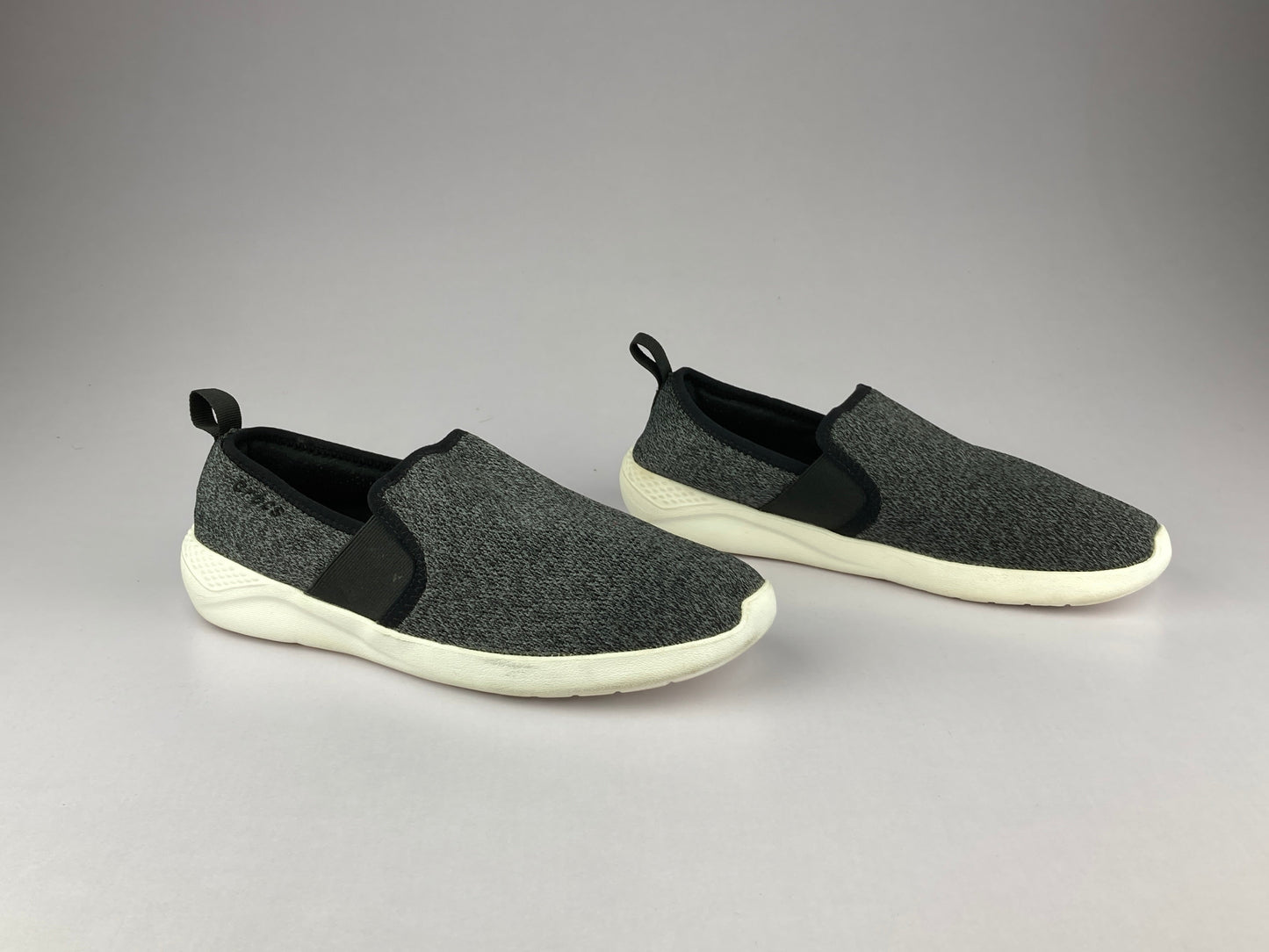 Crocs LiteRide Mesh Slip-On 'Grey/White' 205170-Sneakers-Athletic Corner