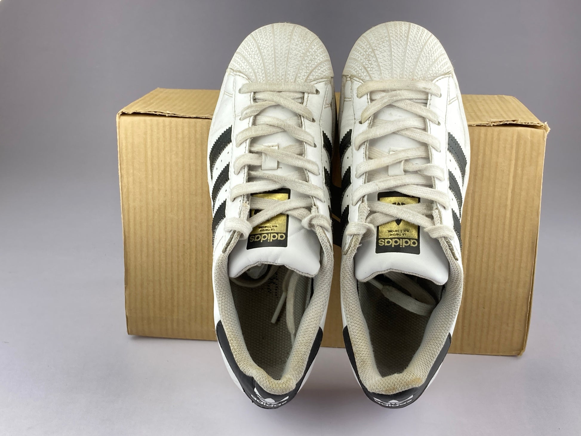 adidas Superstar 'Cloud White/Core Black' eg4958-Sneakers-Athletic Corner