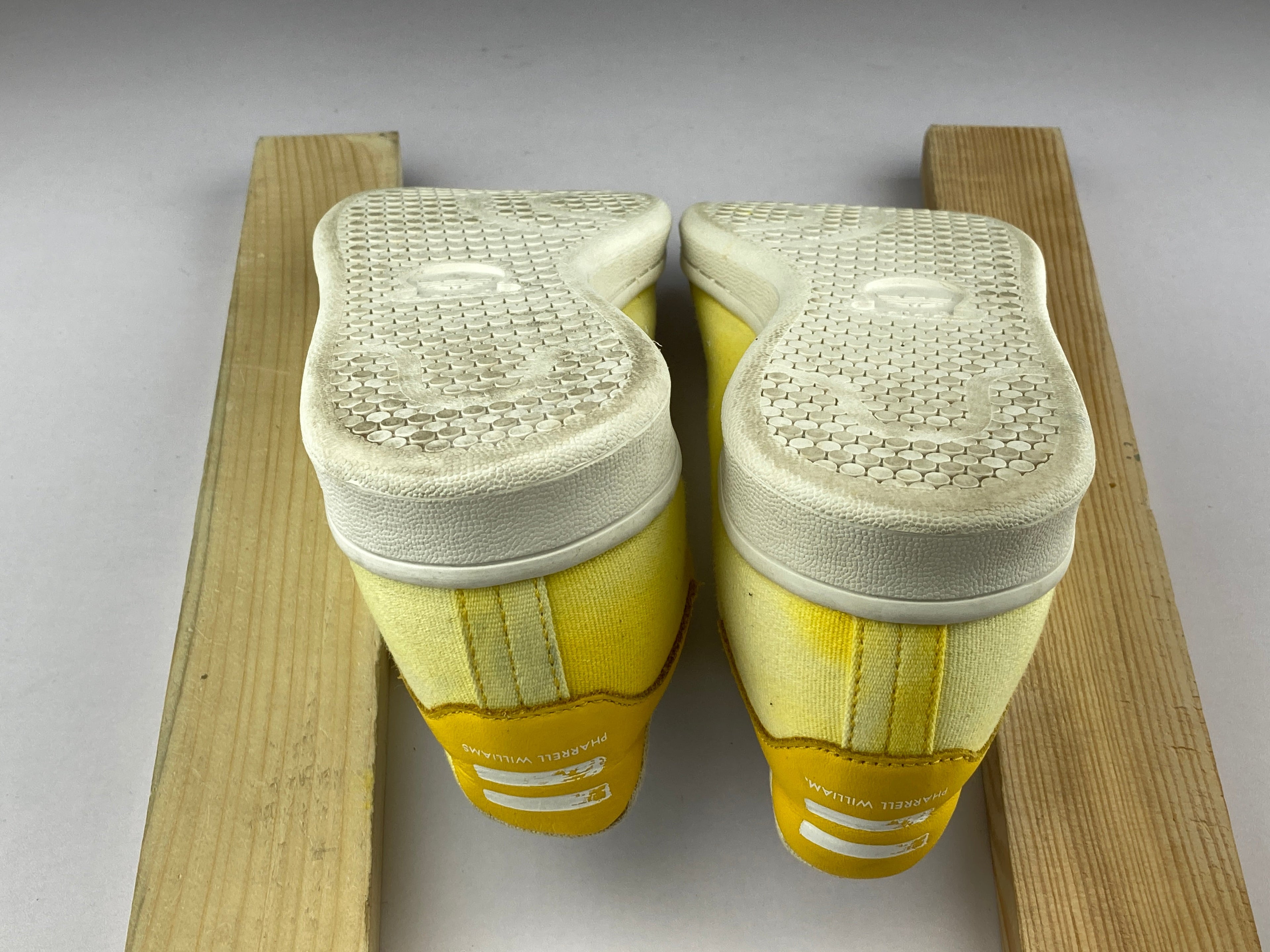 adidas X Pharrell Williams Hu Holi Stan Smith 'Yellow/White' AC7042-Sneakers-Athletic Corner