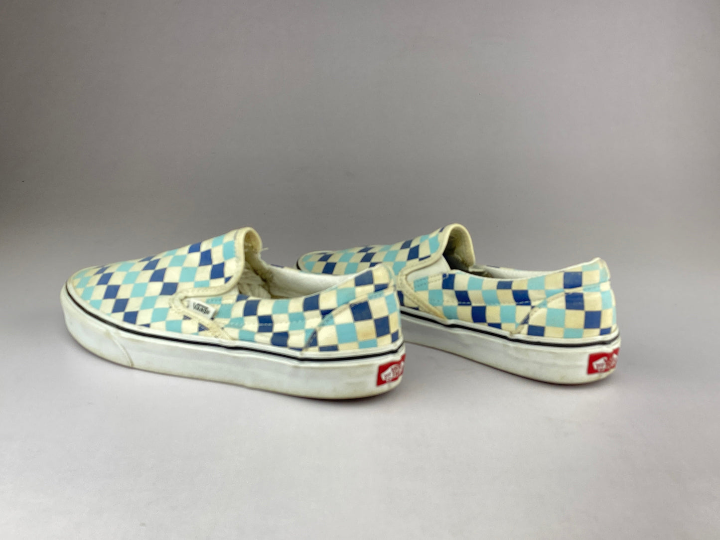 Vans Checkerboard Slipon 'Blue/Offwhite' 721356-Sneakers-Athletic Corner