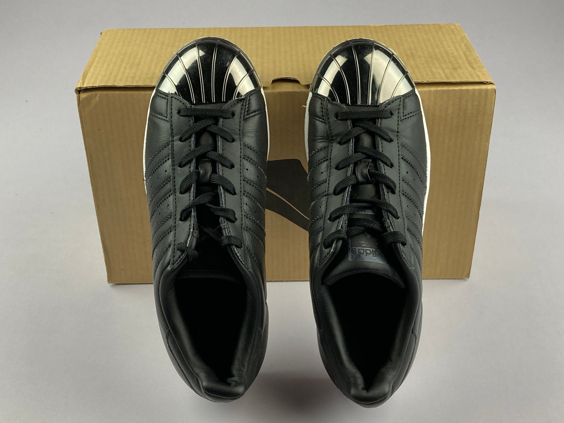 adidas Wmns Superstar 'Black White'-Sneakers-Athletic Corner