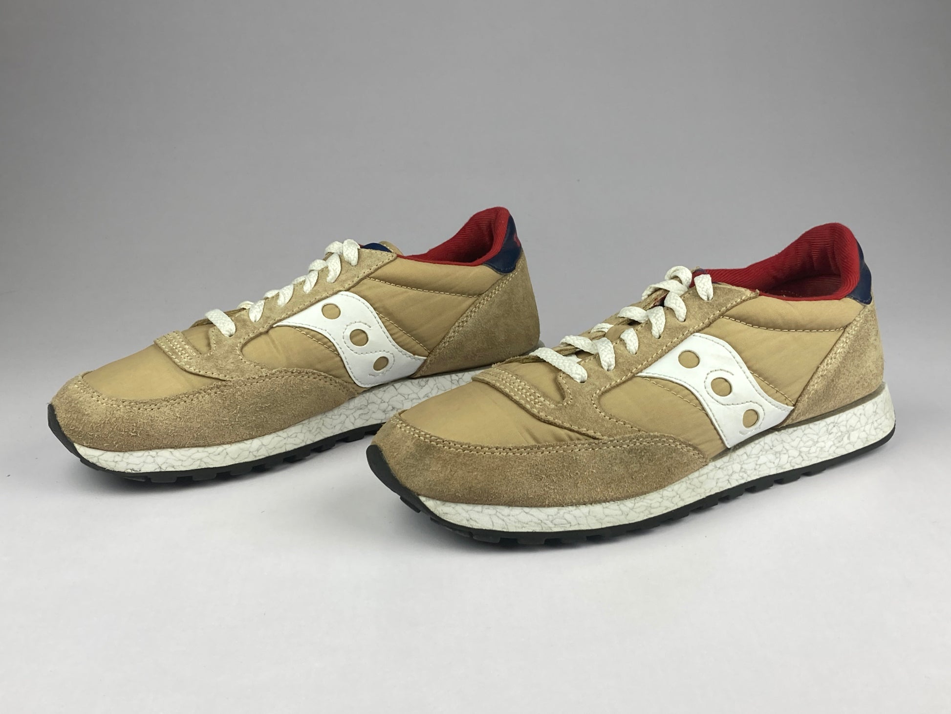 Saucony Jazz 'Beige/Red/Blue' S2044-518-Sneakers-Athletic Corner