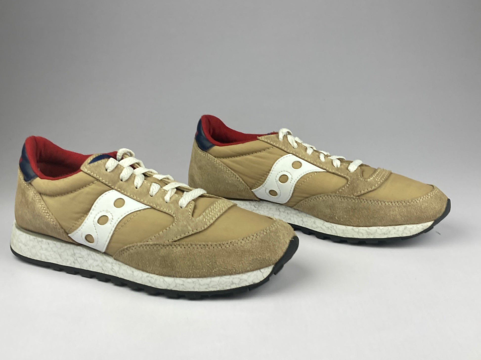Saucony Jazz 'Beige/Red/Blue' S2044-518-Sneakers-Athletic Corner