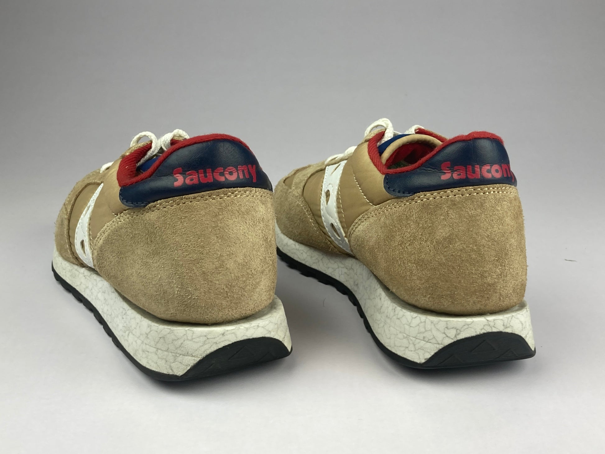 Saucony Jazz 'Beige/Red/Blue' S2044-518-Sneakers-Athletic Corner