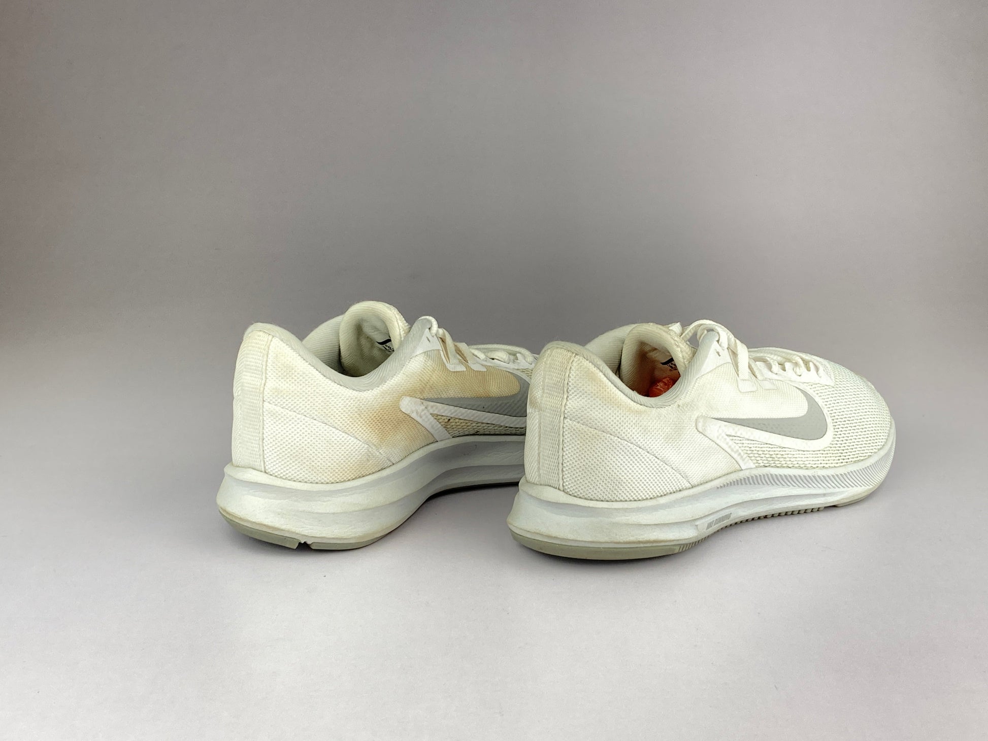 Nike Wmns Downshifter 9 Low Tops Knitted White AQ7486-100-Running-Athletic Corner