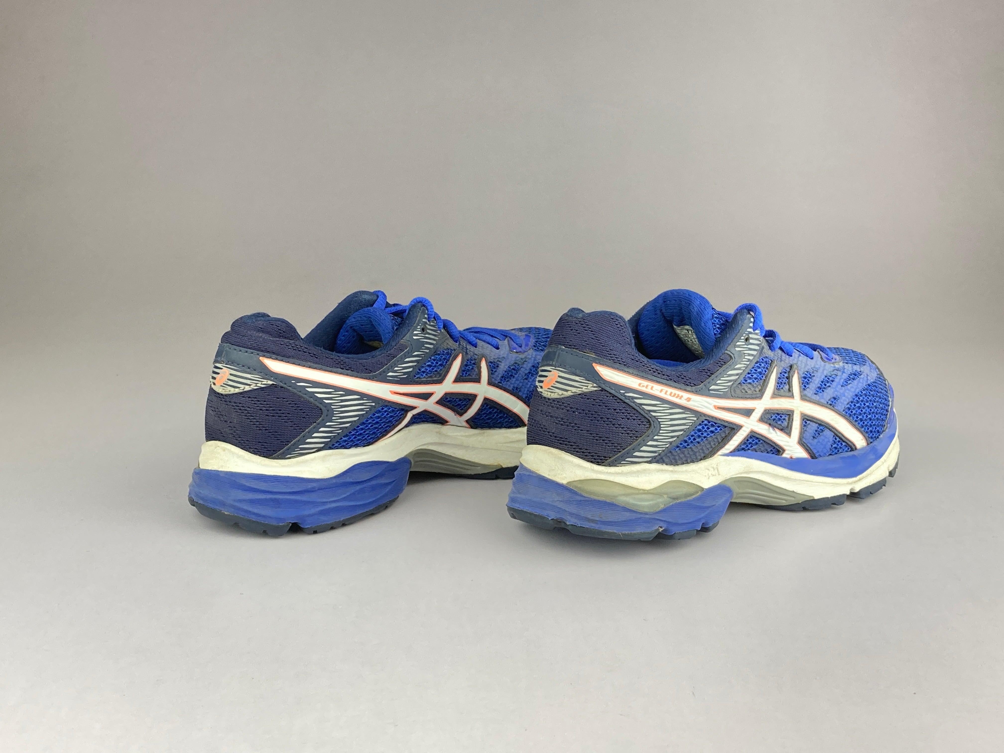 Asics Gel Flux 4 Blue Purple White Indigo Blue t764n