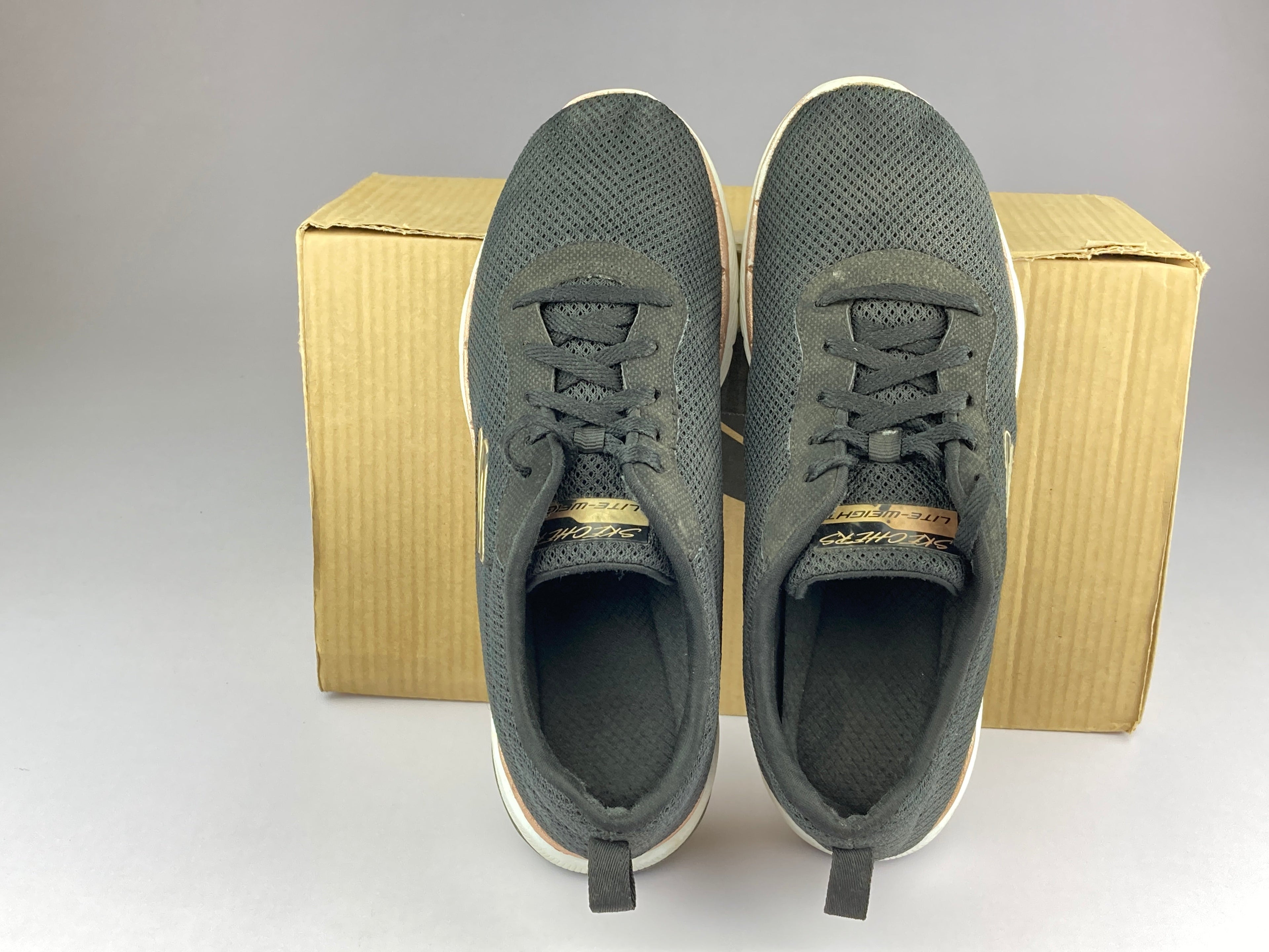 Skechers Wmns Lite Weight 'Black' SN13070-Running-Athletic Corner