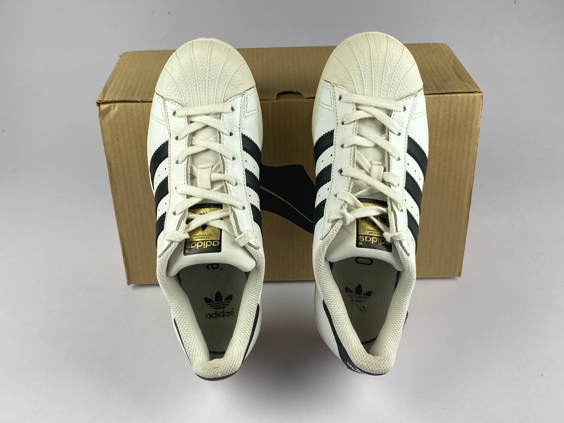 adidas SuperStar 'Cloud White/Core Black/Cloud White' c77154-Sneakers-Athletic Corner