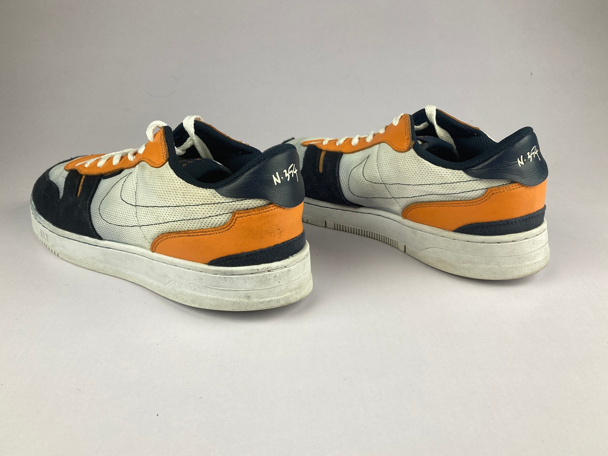 Nike Squash-Type 'Summit White/Alpha Orange/White/Dark Osidian' cj1640-101-Sneakers-Athletic Corner