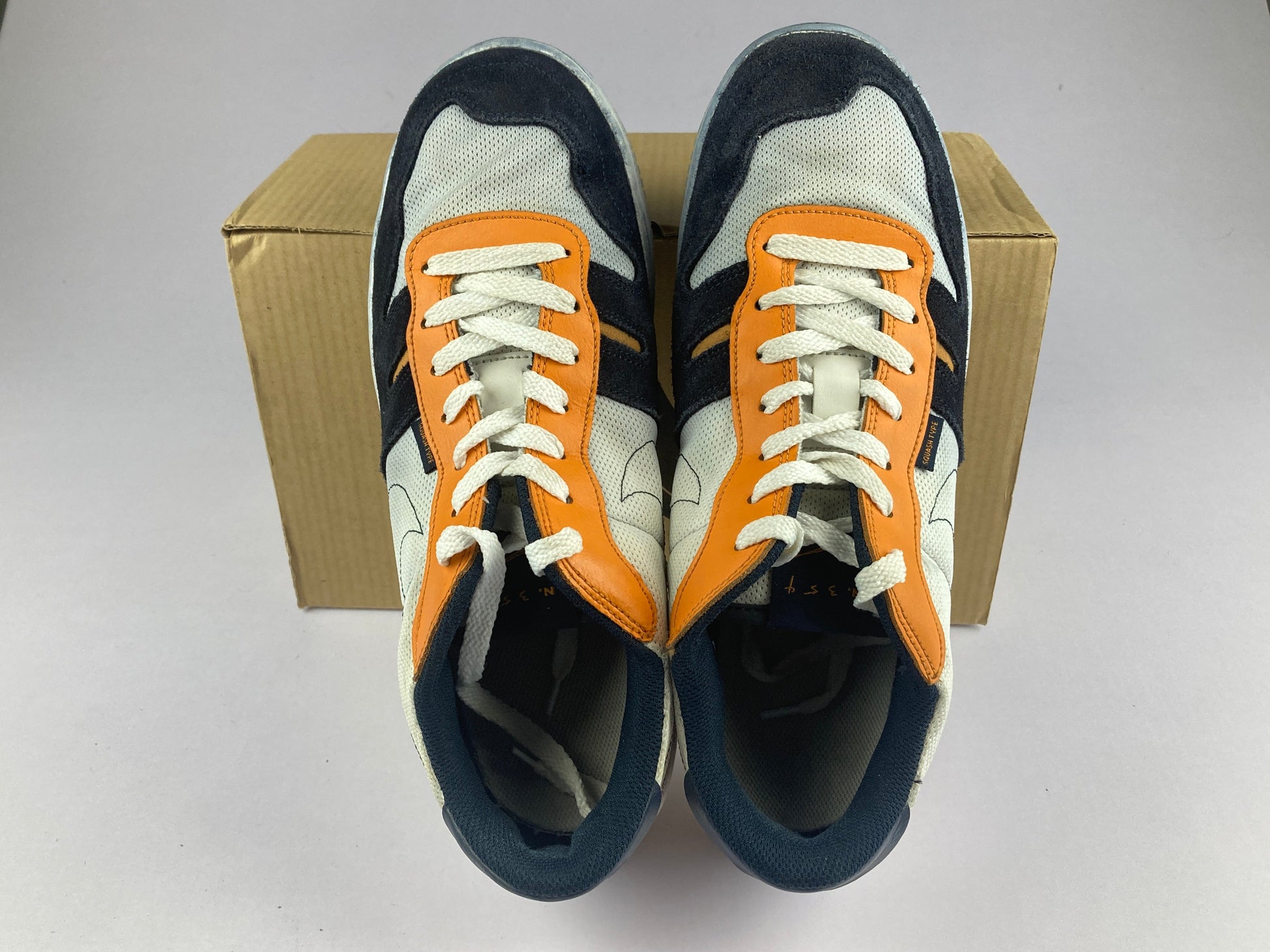 Nike Squash-Type 'Summit White/Alpha Orange/White/Dark Osidian' cj1640-101-Sneakers-Athletic Corner