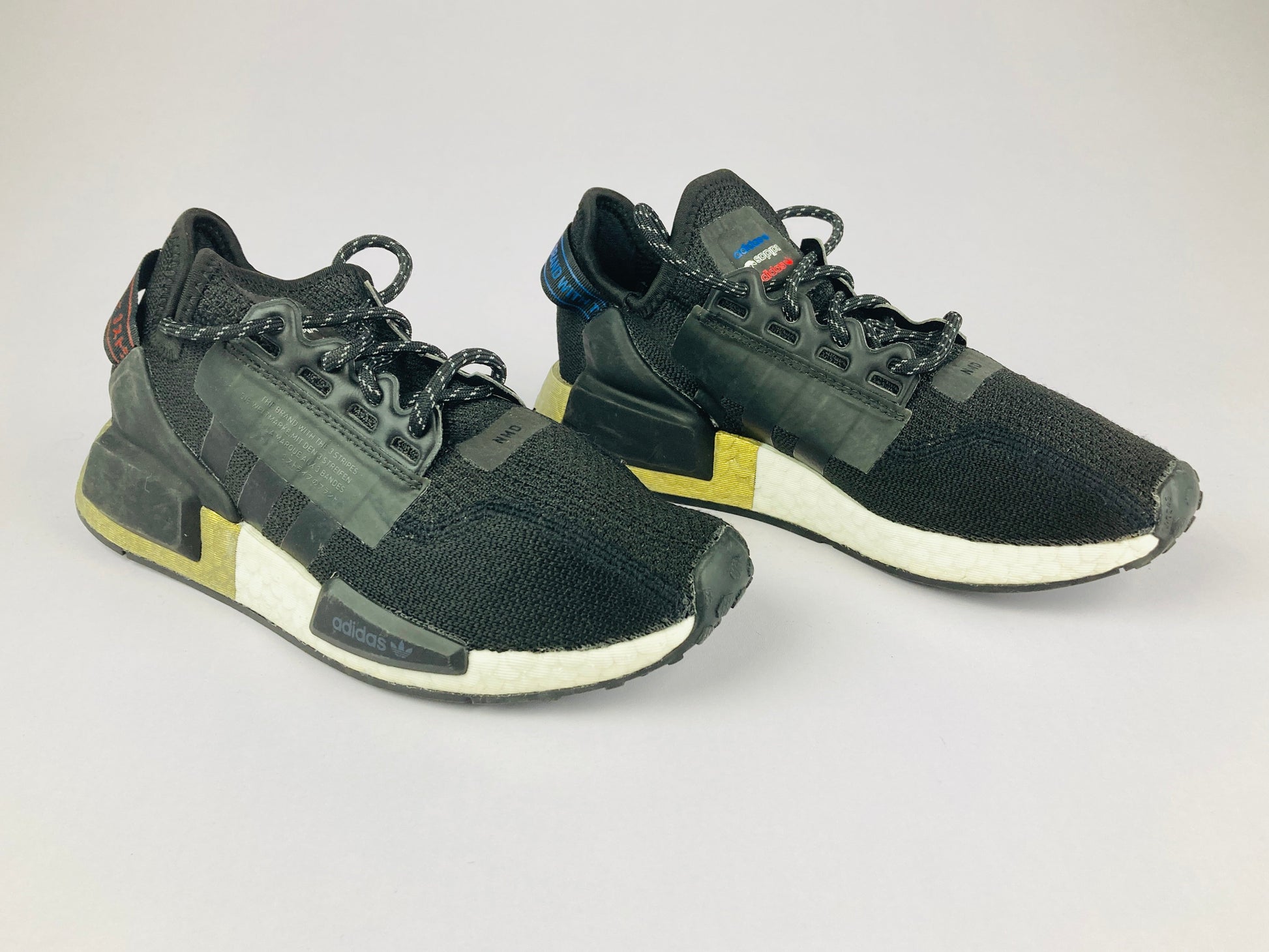 Nmd R1 V2 Black Adidas NMD_R1 V2 J 'Black Gold Metallic