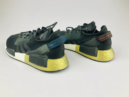 adidas NMD_R1 V2 J 'Black Gold Metallic' FW8048-Sneakers-Athletic Corner
