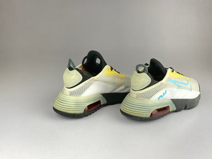 Nike GS Air Max 2090 'White/Yellow/Aqua' CJ4066-103-Running-Athletic Corner