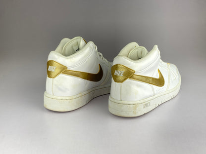 Nike Wmns Air Prize 2 Mid 'White/Metallic Gold' 555310-178-Sneakers-Athletic Corner