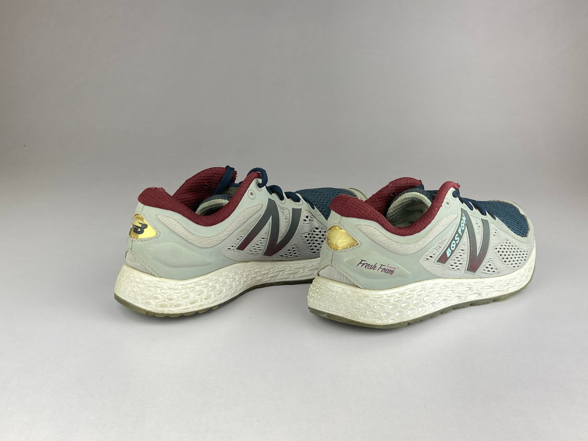 New Balance Wmns Fresh Foam Zante v2 Boston 'Grey/Purple/Blue'-Running-Athletic Corner