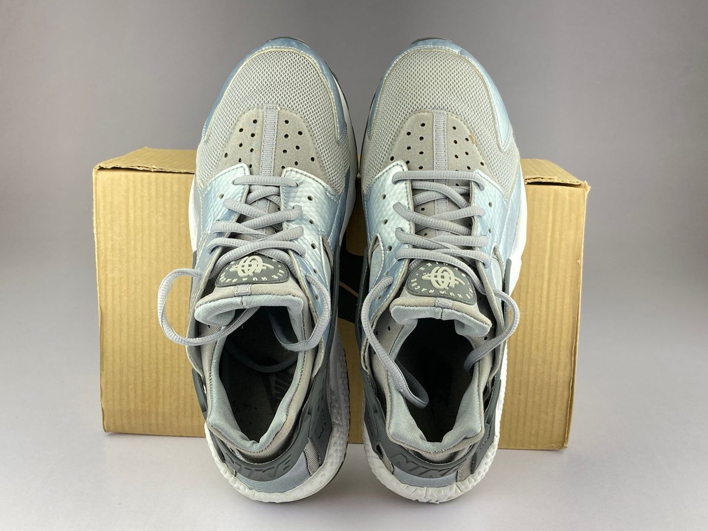 Nike Wmns Air Huarache Run 'Dark Grey-White' 634835-014-Running-Athletic Corner