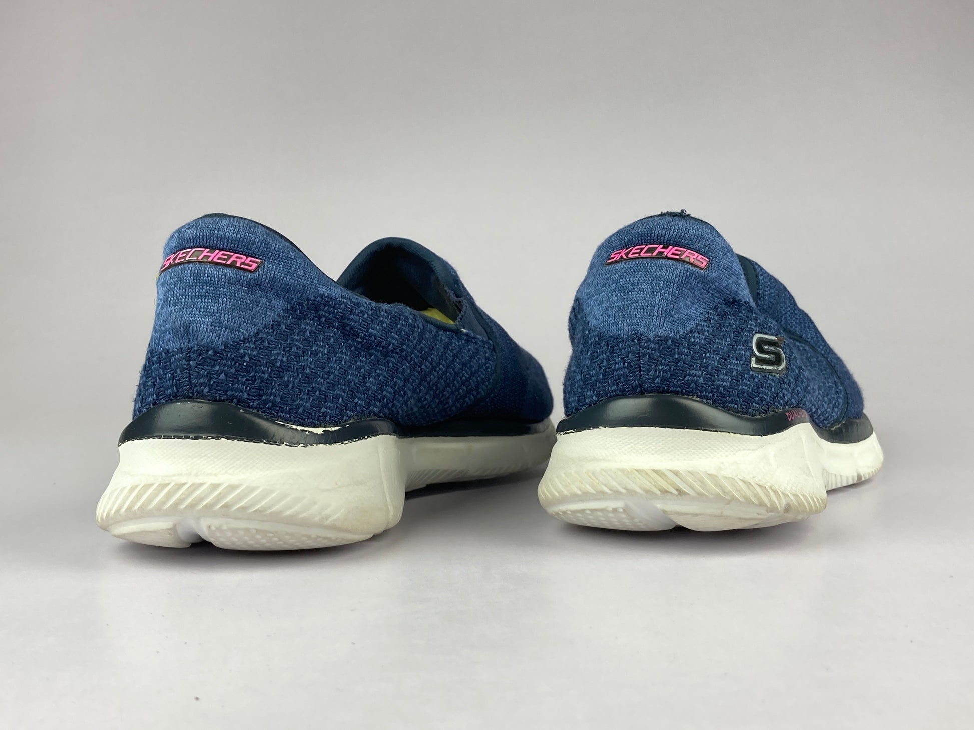 Skechers Wmns Equalizer - Double Play 'Navy/Pink'-Sneakers-Athletic Corner