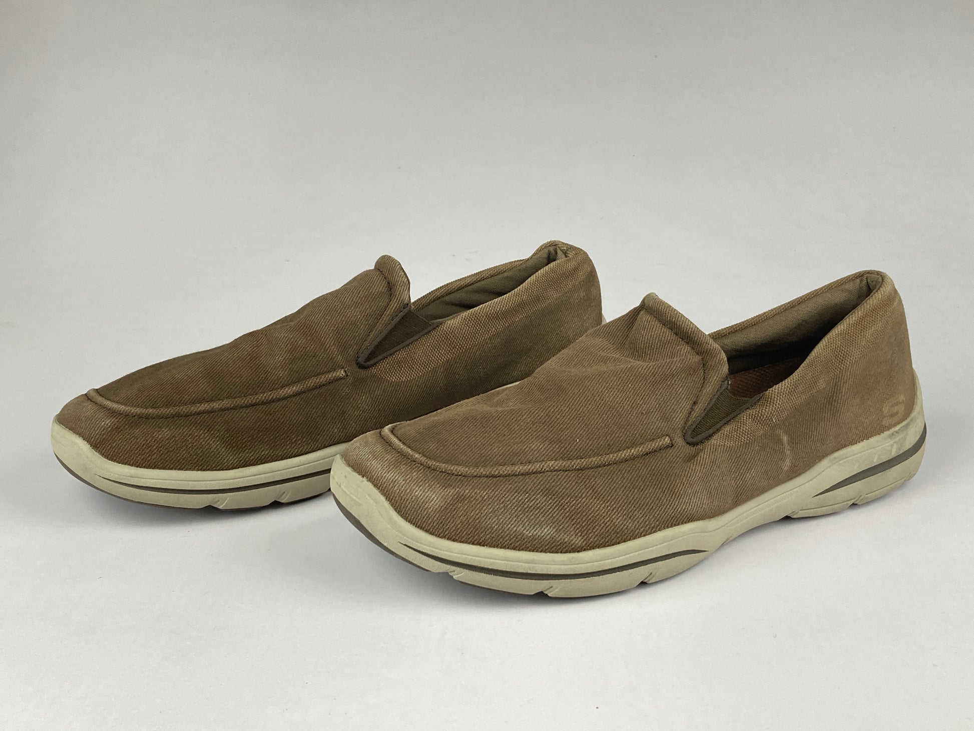 Skechers Choc Harper Brawley Slip on 'Brown' sn 65178-Sneakers-Athletic Corner