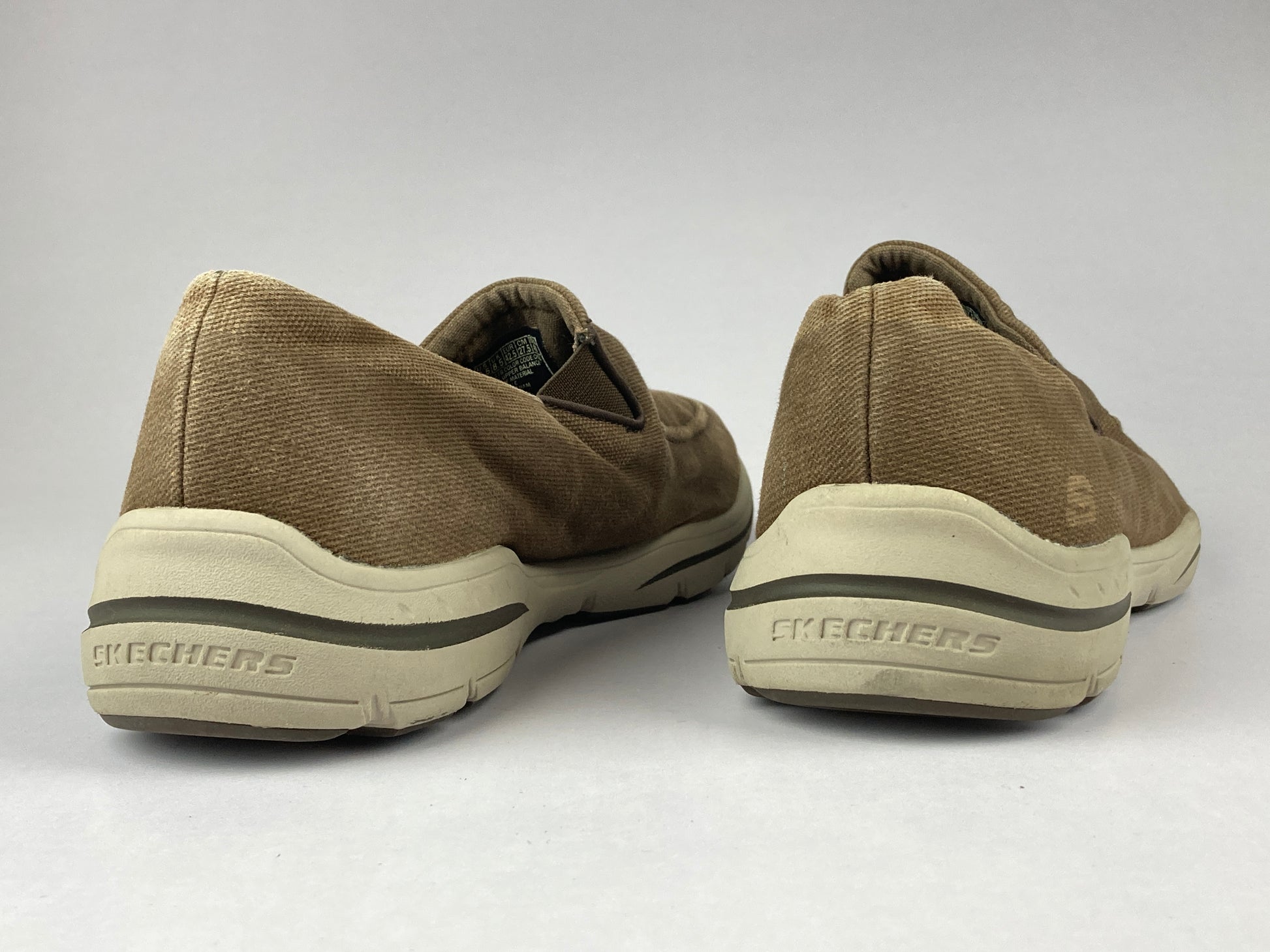 Skechers Choc Harper Brawley Slip on 'Brown' sn 65178-Sneakers-Athletic Corner