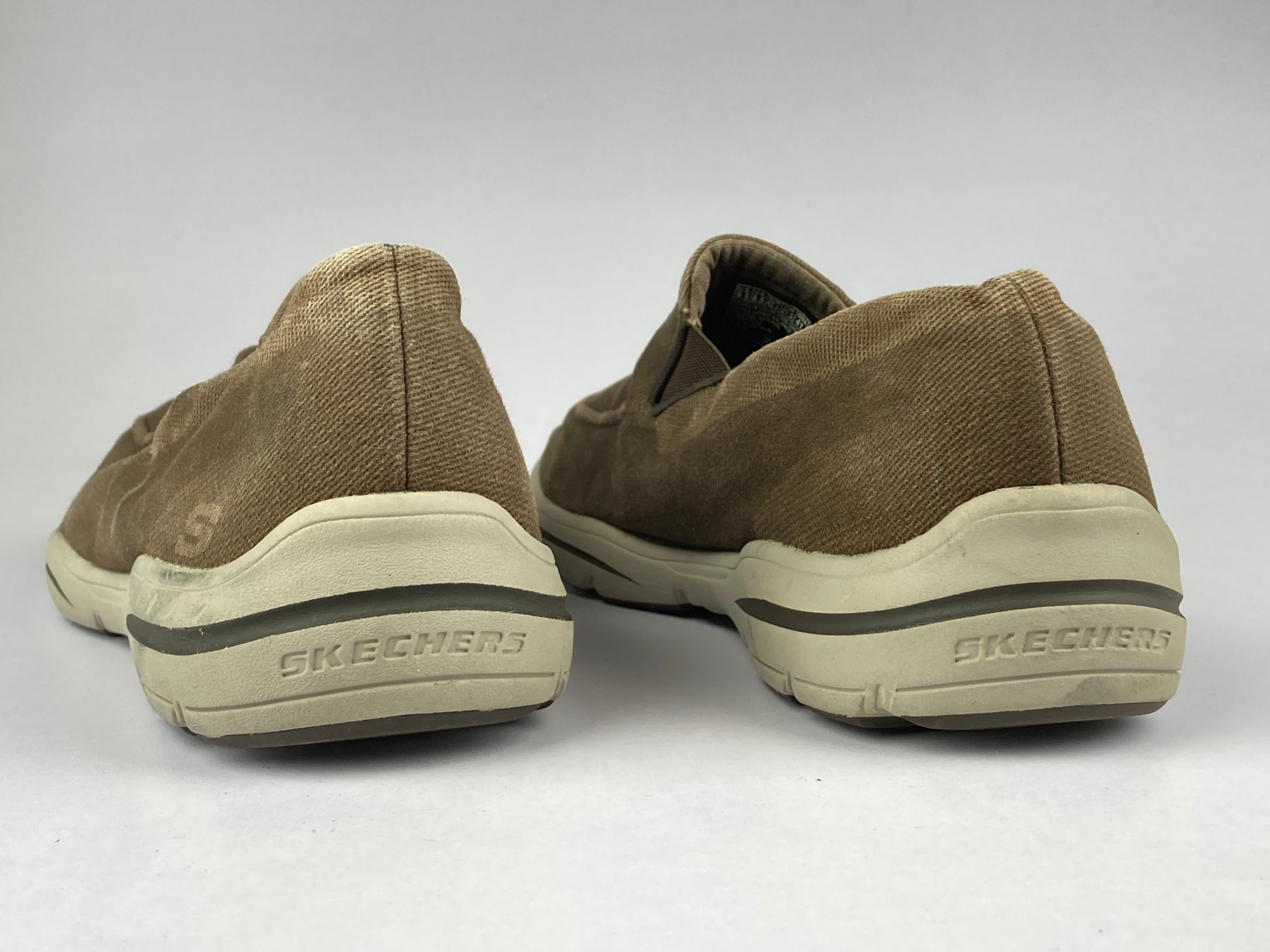 Skechers Choc Harper Brawley Slip on 'Brown' sn 65178-Sneakers-Athletic Corner