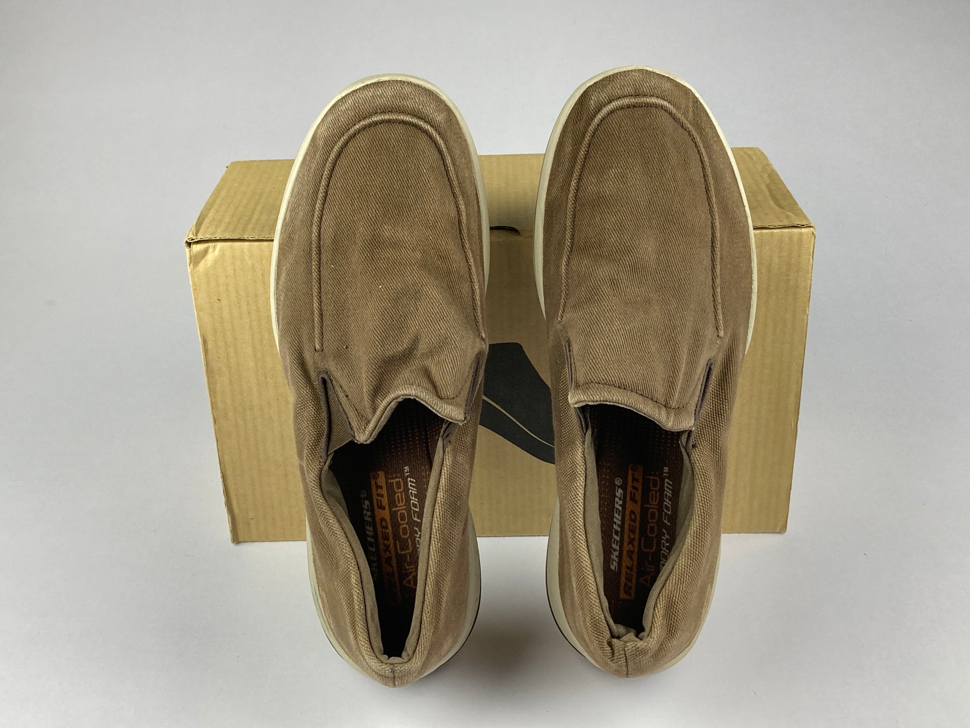 Skechers Choc Harper Brawley Slip on 'Brown' sn 65178-Sneakers-Athletic Corner