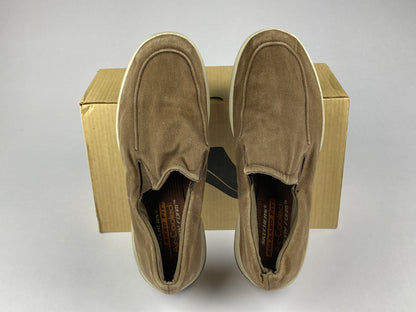 Skechers Choc Harper Brawley Slip on 'Brown' sn 65178-Sneakers-Athletic Corner
