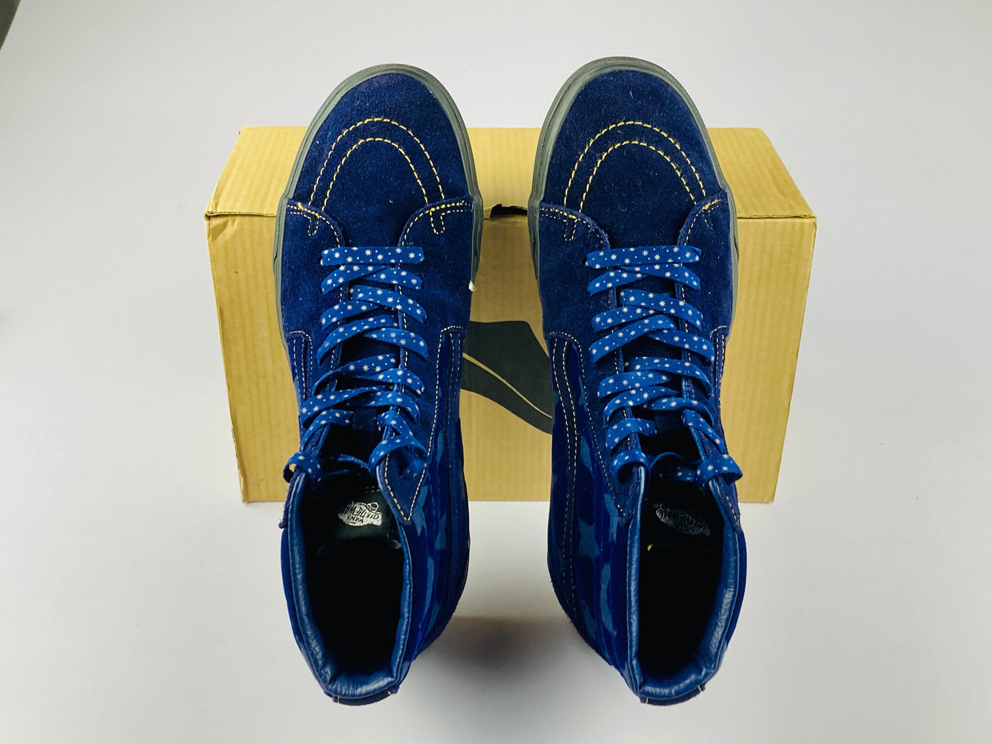 Vans DISNEY X VANS SK8-HI 'Navy Blue/Metallic Gold' 721356-Sneakers-Athletic Corner