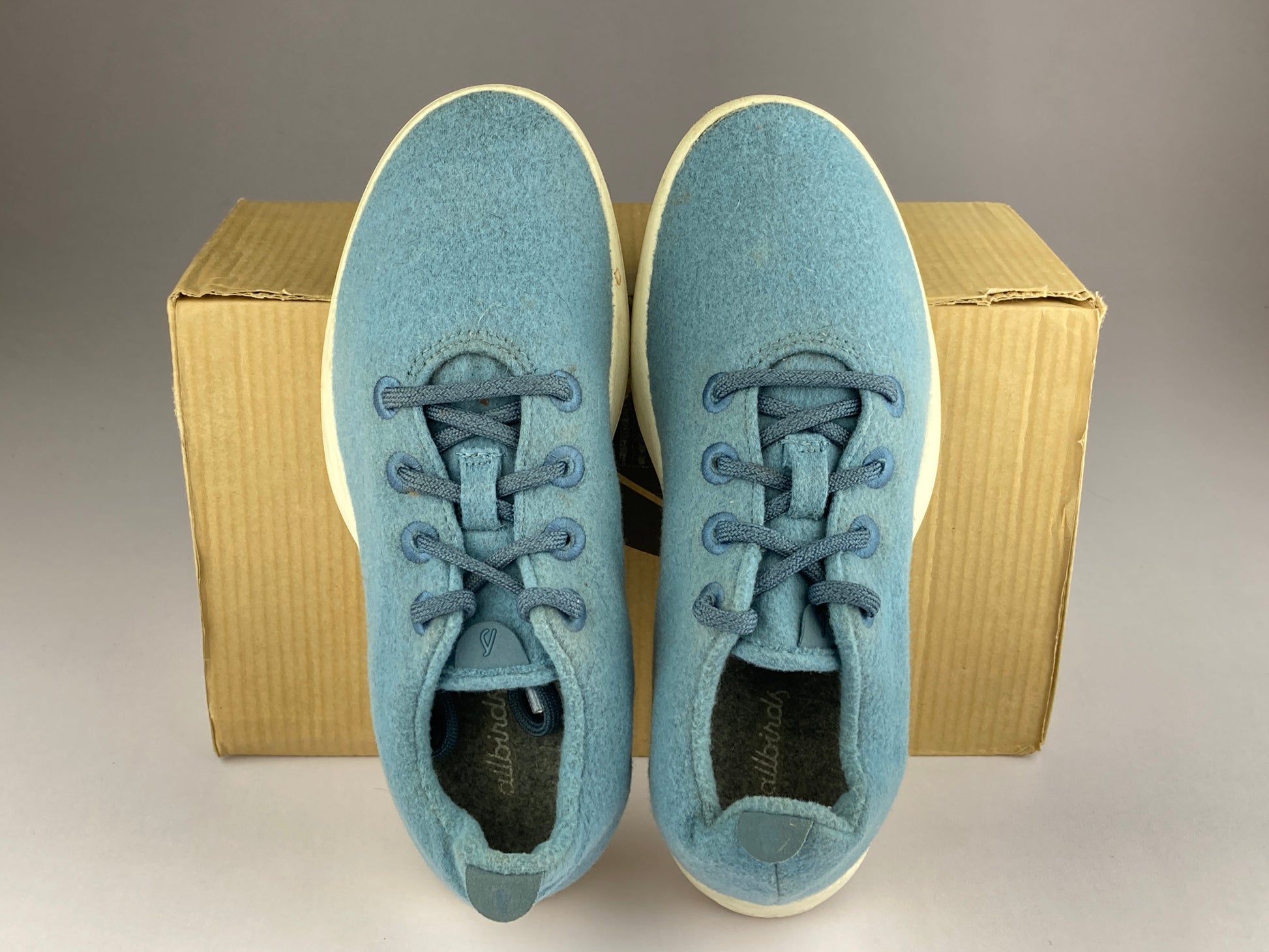 All Birds Wmns Wool Runner 'Light Blue'-Running-Athletic Corner