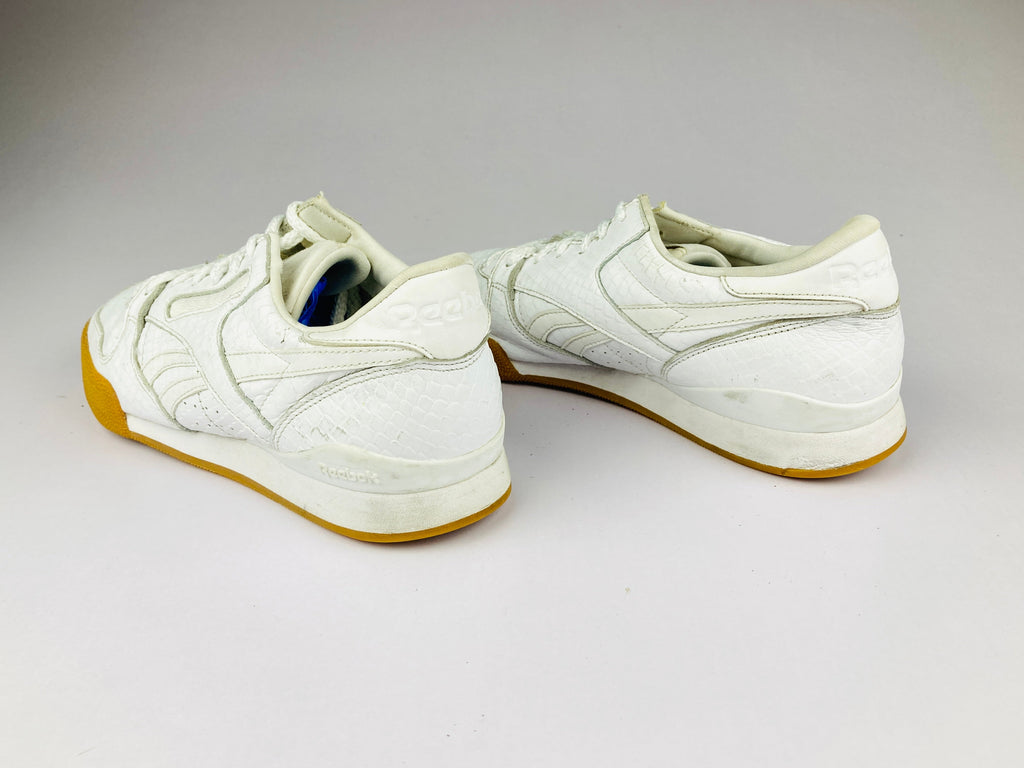 Reebok Wmns Phase I Pro EMB 'White/Brown' CN0865-Sneakers-Athletic Corner