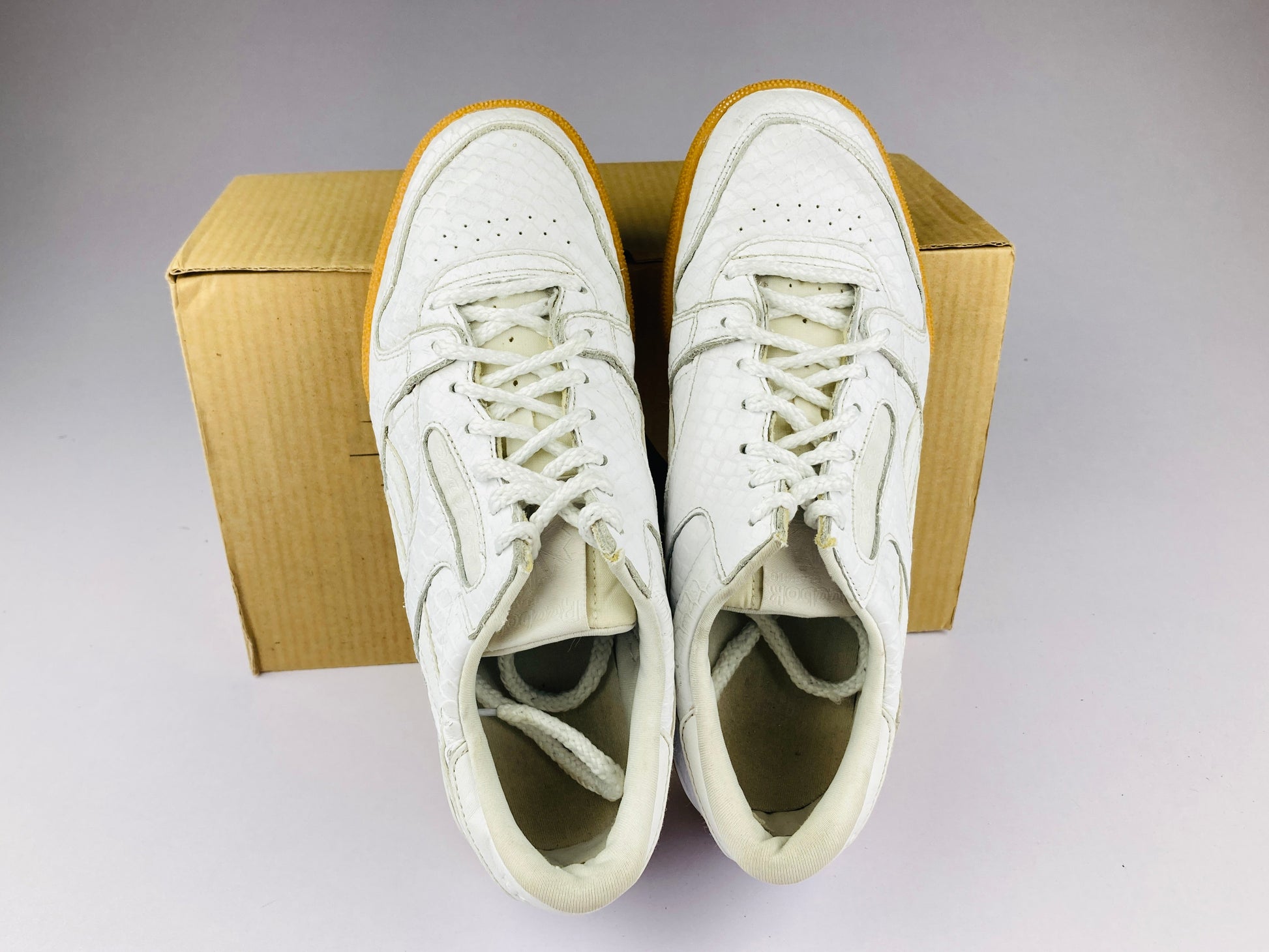 Reebok Wmns Phase I Pro EMB 'White/Brown' CN0865-Sneakers-Athletic Corner
