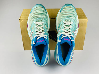 Asics Gel-Cumulus 18 (2A) 'Aqua Splash/White/Pink Glow' T6D6N-Running-Athletic Corner