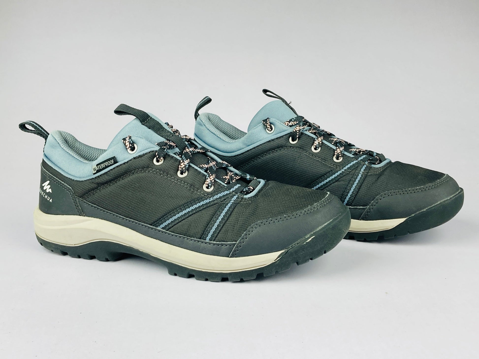 Quechua Wmns Waterproof Off-road 'Blue/Grey' 8504213-Sneakers-Athletic Corner