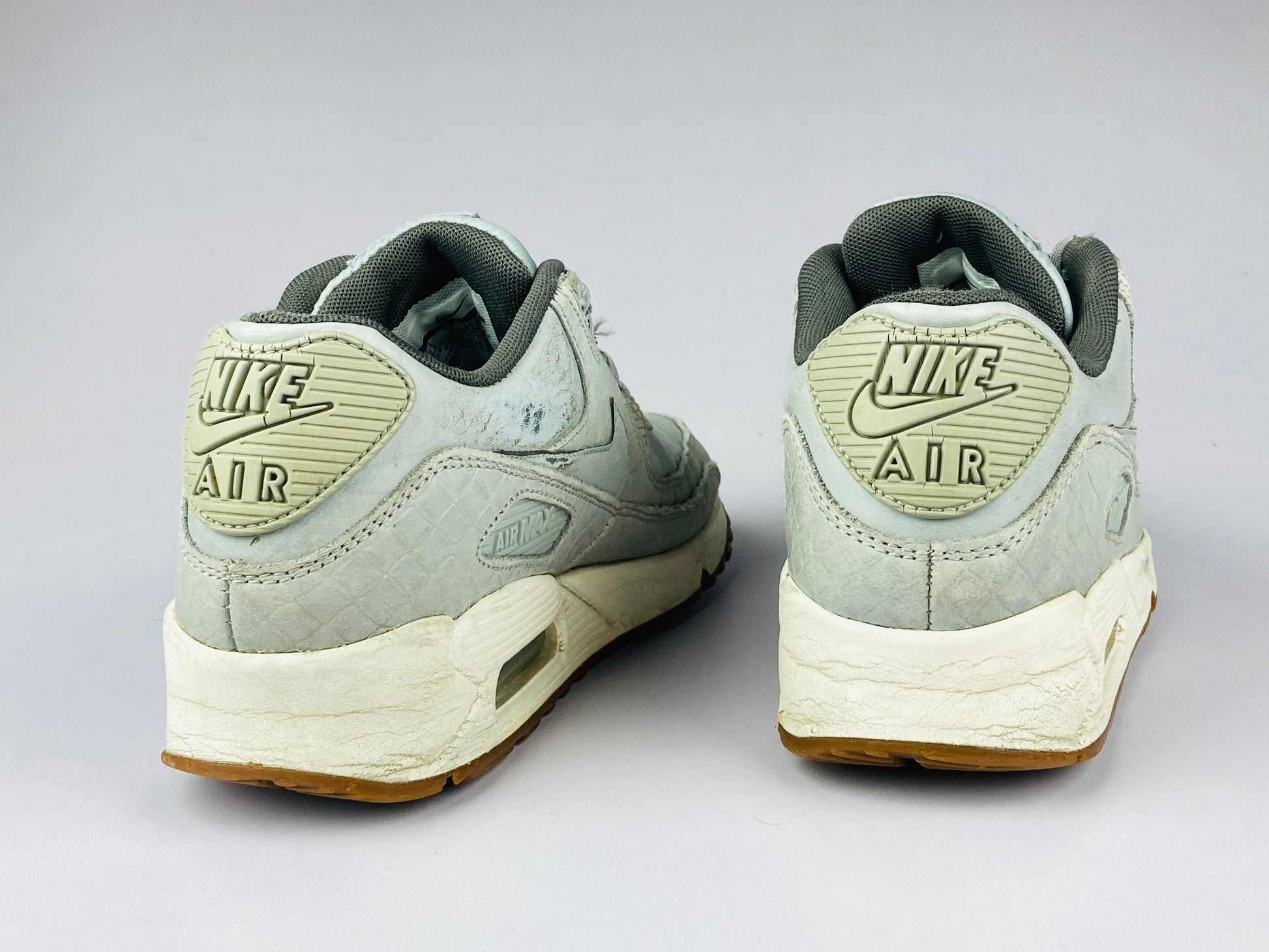 Nike Wmns Air Max 90 Premium 'Grey' 443817-011-Running-Athletic Corner