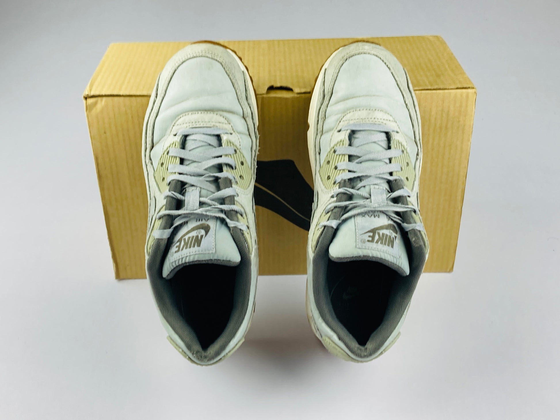 Nike Wmns Air Max 90 Premium 'Grey' 443817-011-Running-Athletic Corner