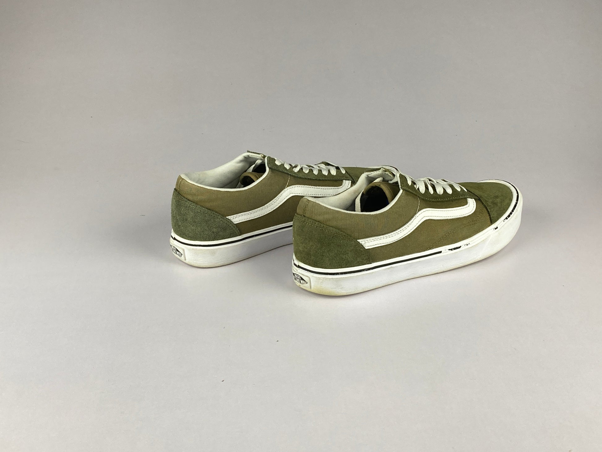 Vans Old Skool Lite UltraCush 'Olive/White' 500383-Sneakers-Athletic Corner