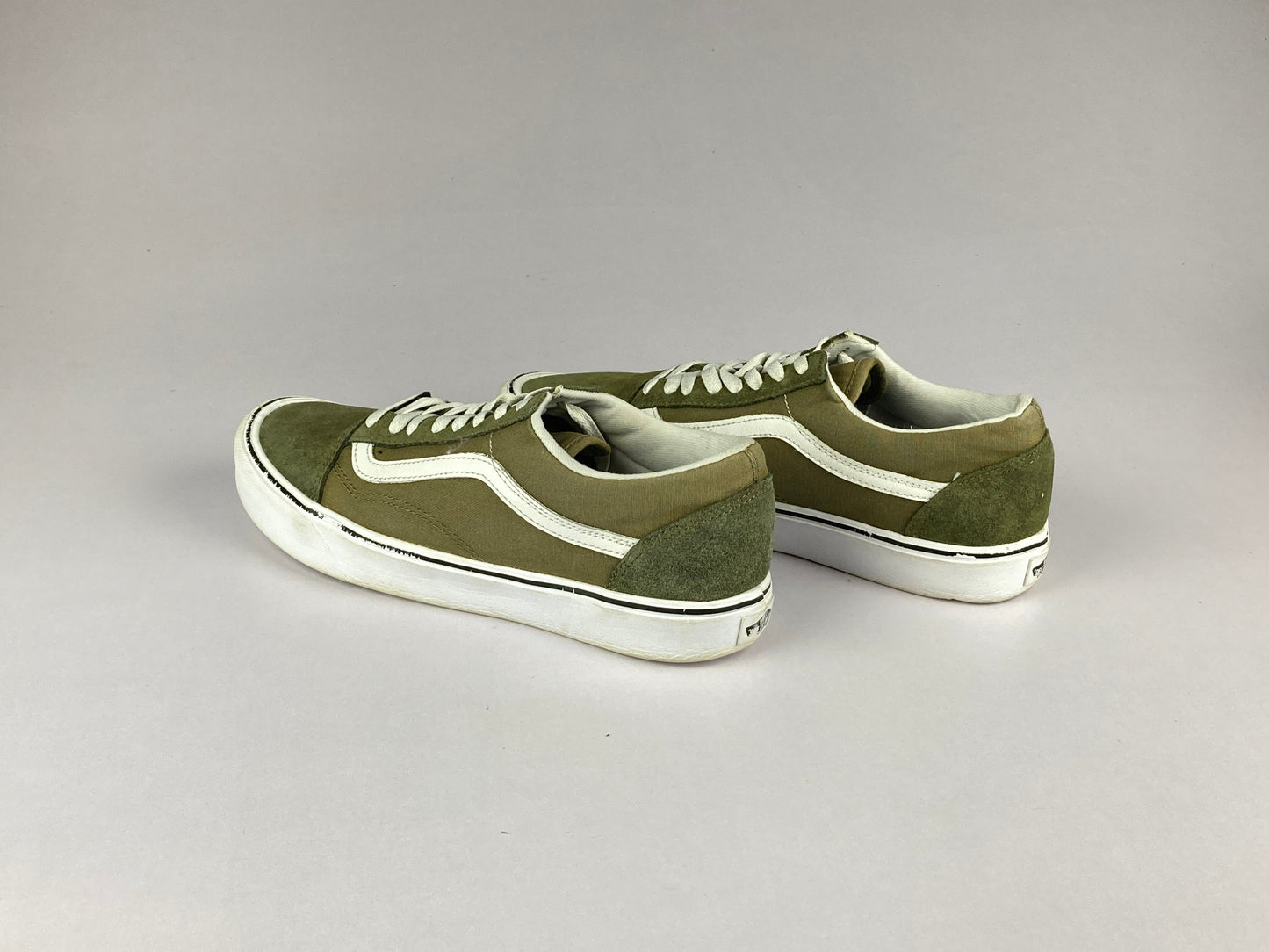 Vans Old Skool Lite UltraCush 'Olive/White' 500383-Sneakers-Athletic Corner