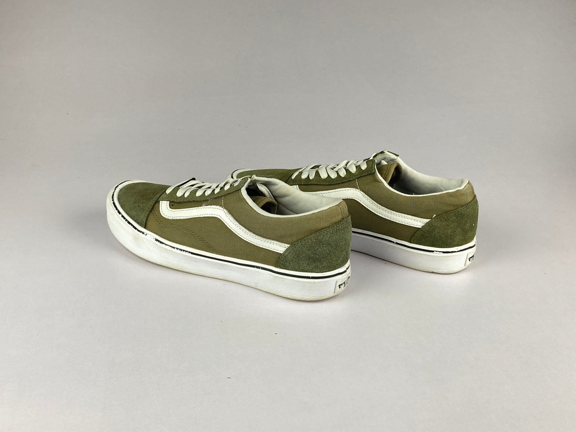 Vans Old Skool Lite UltraCush 'Olive/White' 500383-Sneakers-Athletic Corner