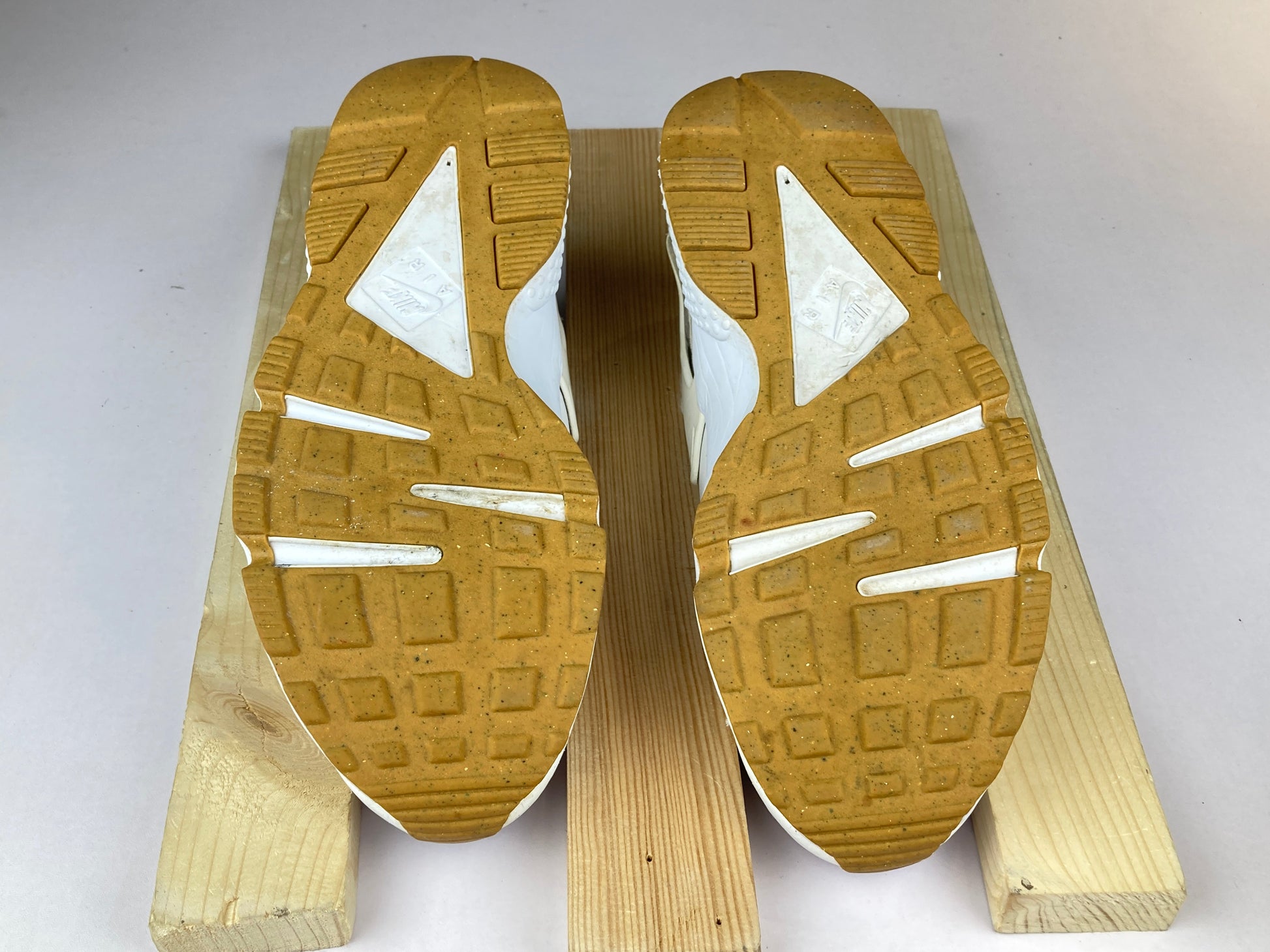 Nike Air Huarache Ostrich 'White/Gum Light Brow' 705008-111-Sneakers-Athletic Corner